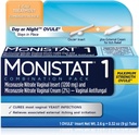 MONISTAT 1-Dose Yeast Enfeksiyon Tedavisi, 1 Ovule Ekle & Dış Itch Cream
