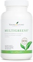 Young Living MultiGreens Capsules - 120 ct Essential Oils - Boost Vitality ' Support Glandular, Nervous, Circulatory Systems - Herbal supplement with Revitalizing Oils