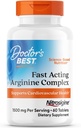 Doctors Best Fast Acting Arginine Complex, 지원 심혈관 건강, 비 GMO, 글루텐 무료, Soy Free, Vegan 60 정제