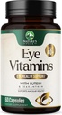 Vitaminas Oculares e Suplemento Mineral - Contém Zinco, Cobre, Lutein, & Zeaxanthin, Suporta Deformação Ocular Seca, Visão Saúde para Adultos, Não-GMO, Vegan Eye Care Pills & Minerals Suplementos - 60 Cápsulas