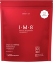 IM8 Daily Ultimate Essentials All-in-One Multivitamin Supplement Powder Bag, 92 Nutrient Rich Ingredients CoQ10, Probiotics, Vitamins, Greens, Gluten Free, Vegan, Acai Mixed Berry, 12.5oz, 30 Servings