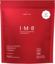 IM8 Essentials finalistas diários All-in-1 Suplemento multivitamínico, 92 nutrientes ricos Ingredientes CoQ10, Probióticos, Vitaminas, Verdes, GF, Acai misturado Berry (30 Servings, Refill Pouch)