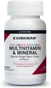 Kirkman - Detské žuvacie multivitamíny a minerály - 120 tabliet - Silné Broad-Spectrum Vitamín/Mineral Supplement - s Xylitol - Natural Mango Peach Flavor