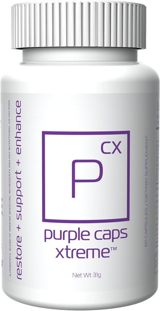 Global Purple Caps Xtreme - Supplement with Vitamins and Minerals by Rotkin Wellness - 60 Capsules