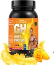 GH WHEY Protein, Ultra Premium Berreskuratzea, Absorption & Lean Muscle Growth (1.1lbs, Mango Flavor)