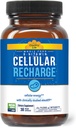 Country Life Cellular Recharge B- vitamin, Teljes élelmiszer Methiled B- Complex + lift ATP celluláris energia, Detox & Cardio Support, 30 Vegan kapszula, Certified Gluten- Free, Vegan, Kosher