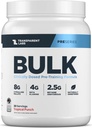 Läpinäkyvä Labs Bulk Pre Treenout Powder - Luonnollisesti makeutettu Advanced Pre-Workout Formula Lihas Building and Strength - 30 Tarjoilut, Tropical Punch
