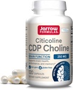 Jarrow Formulak Citicoline CDP Choline 250 MG, CDP Choline Supplement-ek garunaren osasuna, errendimendua eta memoria onartzen ditu, 120 kapsula, 120 eguneko horniduraraino