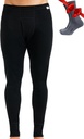Merino Wool Base Mens Bottom Pants 100% Merino Wool Heavyweight, Midweight, Lite Termical Wear Long Johns and Socks