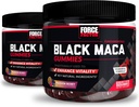 Force Factor Black Maca Gummies, 2-Pack, Black Maca Root för att förbättra manlig vitalitet, öka energi och styrka, med BioPerine för överlägsen absorption, utsökt passion Berry Flavor, 120 Gummies