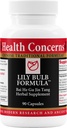 건강 Concerns Lily 전구 공식 – 건조한 기침, 목, 코 & Lung 지원 – 중국 초본 공식 – Licorice, Rehmannia, Astragalus, Fritillary – 호흡 기복 – 90 캡슐