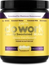 Perk Do Work BCAAs + Electrolytes d'hydratation Poudre (Tarte de citron naturellement sucrée, 20 portions) - avec eau de coco et lait de coco