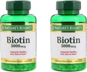 Set di 2 Bounty® Biotin 5000 mcg, 150 Softgels