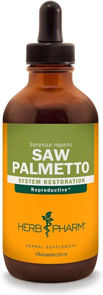 Herb Pharm Saw Palmetto Berry Liquid Extract voor Prostaat ondersteuning - 4 Ounce