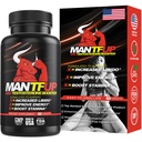 MANTFUP Vitality Enhancer for Men | Fast-Acting Testosterone Booster & Daily Supplement to Support Male Health & Libido | Potenciadores de Testosterona | Made in USA (1 Month Supply, 60 Caplets)