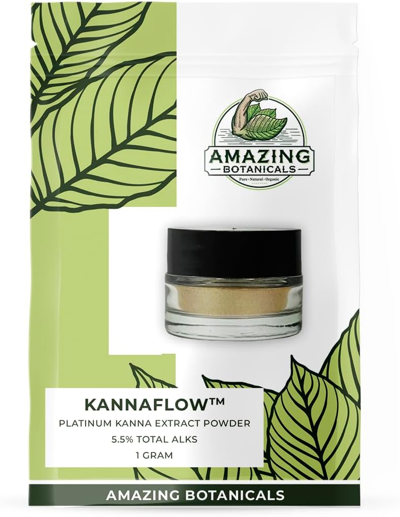 Kanna Extract Poeder, Premium Lab Geraffineerd Sceletium Tortuosum Extract 