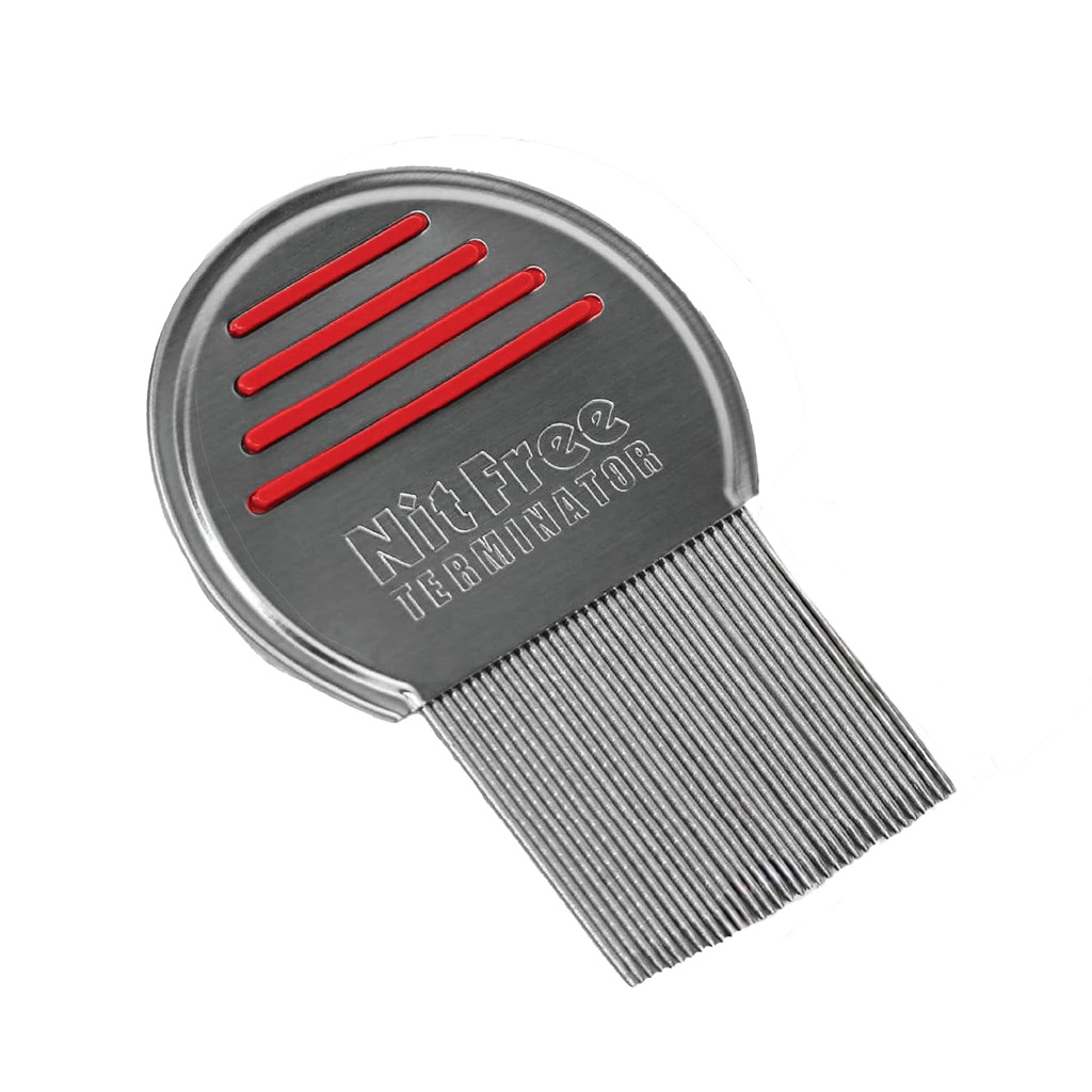 Lice Comb - Professional Nerūsējošā tērauda Comb efektīvai galvas utis ārstēšanai (Krāsa May Vary) (1. iepakojums)