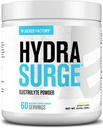 La fàbrica de Jacked HYDRSURGE Electrolyte Powder - Hydration suplementaris w/Key Mines, Himàlaia Sea Salt, Water cocos - Keto Amerly, absolat - 60 Servitings, Llimona