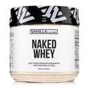 NAKED Vanilla Whey Protein 1Lb, Only 3 Ingredients, All Natural Grass Fed Whey Protein Powder + Vanilla + Coconut Sugar - NSF Certified, GMO-Free, Soy Free, Gluten Free. Aid Muscle Growth, 12 Servings