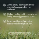 NAKED Vanilla Whey Protein 1Lb, Vain 3 Ainesosat, Kaikki Natural Grass Fed Whey Protein Powder + Vanilla + Coconut Sugar - GMO-vapaa, soijaton, gluteeniton. Apu lihasten kasvua, 12 tarjoilua