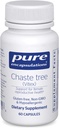 Pure Encapsulations Chaste Tree (Vitex) - Supporta Regolarità del ciclo mestruale - per il comfort del seno* - Supplemento femminile - Supporto bilancia ormonale - Non-GMO & Vegan - 60 capsule