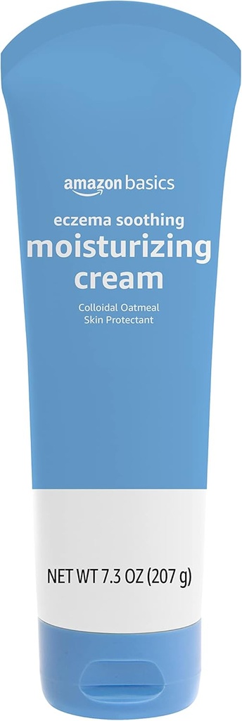 Básico Eczema calmante creme hidratante com farinha de aveia coloidal, 7.3 onça (Pack of 1) (Anteriormente Solimo)