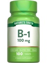 Nature's Truth Vitamin B1 100mg (Thiamine) | 100 Count | Vegan, Non-GMO & Gluten Free Supplement