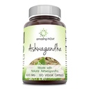 Amazing India Ashwagandha Supplement | 500 Mg Per Serving | 120 Veggie Capsules | Non-GMO | Gluten Free | Made in USA | Ideal for Vegetarians