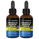 Muscle Force Strength and Endurance Spray Formula, 2 Bottle Pack, 175mg Proprietary Growth Formula, 2oz Per Bottle