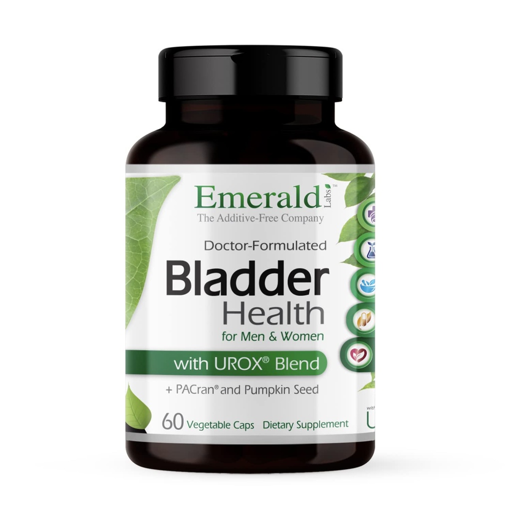 EMERALD LABS Bladder Health - Cranberry Extract Supplement with Pumpkin Seed Extract & Horsetail - Offers Urinary Tract Support* - 60 Vegetable Capsules (30-Day Supply)
