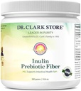 Dr. Clark Inulin Powder (FOS) - Gut Health-en zuntz solubiko prebiotikoa, 300g - Osasun Digestiboa eta erregularra onartzen ditu