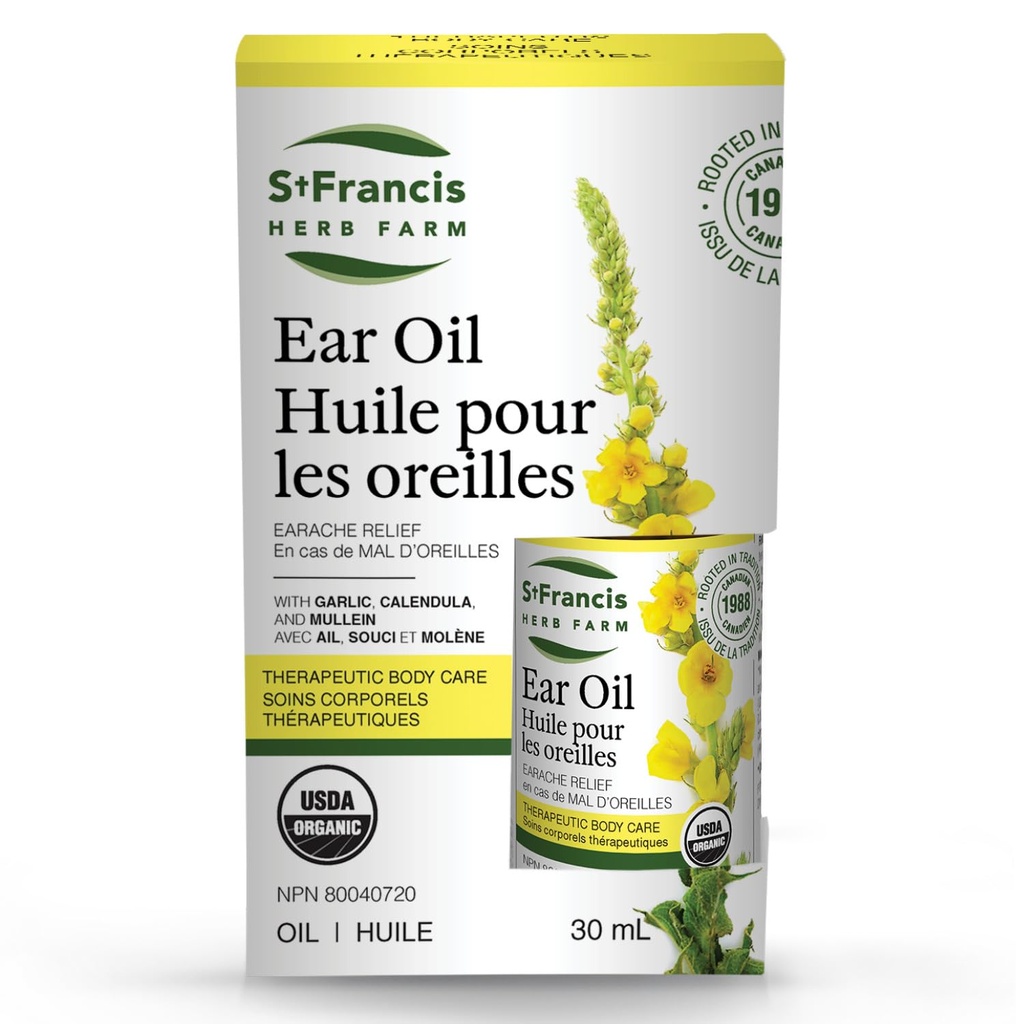 ST FRANCIS HERB aceite de oído orgánico 30 ML