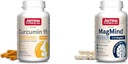Jarrow Formulas Curcumin 95 500mg - Up to 120 Servings (Veggie Caps) - Turmeric Curcumin Extract & MagMind Brain Health with Magtein (Magnesium L-Threonate), Dietary Supplement
