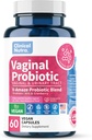 Klinické Nutra Vaginálne probiotiká pre ženy pH Balance, Vaginálna kontrola zápachu s prebiotikami a Lactobacillus Blend - Ženy Zdravie Supplement Zdravá Vaginal Flora Podpora 60 Kapsule