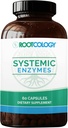 Rootcology by Dr. Izabella Wentz Budapest 124; Systemic Enzymes Budapest 124; Support Normal Tissue Repair with Turmeric and Ginger Extract Extract 124; Natural Support for Healthy Healing Budapest 124; 60 Kapsułki