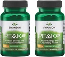 Swanson Maximum Strength Peak ATP-Natural Supplement Promoting Cellular Energy Support-Supports Physical Performance and Promotes Healthy Blood Flow Support-(30 Veggie Capsules, 400mg Cada) 2 Pack