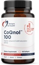 Designs for Health CoQnol 100mg - CoQ10 Ubiquinol с Superior Bioactivity + Exclusive Absidation Technology - Double CoenzymeQ10 Boost with GG - Heart, Healthy Aging + Cell Support (60 Softgels)