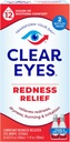 Clear Eyes Redness Relief Eye Drops, Whiten Eyes and Relieve Dryness, Burning and Irritation, 2 x 0.5 Fl Oz, Twin Pack