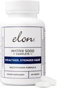 Elon Matrix 5000 Osoa Multivitamin - Azala, Ile-hazkuntza bitaminak - Emakume eta Gizonentzako ile-hazkuntza osasungarria - 5000Mcg Biotin osagarria (60 eguneko hornidura)