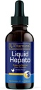 Rx Vitamins Liquid Hepato - Liquid Liver Support Supplement mit Milchdistelextrakt - Hepatic Dog Supplement angereichert mit Vitamin B Complex - Huhn Flavor (4oz)