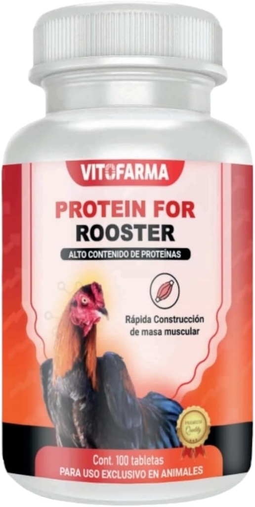 Fehérje keverék Rooster Chicken - Proteina a Base de Suero de Leche y Albumina de huevo para Gallos 100 tabletas