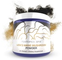 Nootropics Depot Lions Mane Mushroom Powder 8:1 Celoplodné telo Dual Extract 
