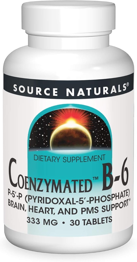 Forrás Naturals Coenzimated B- 6, Promotes a Healthly Neurgy System *, 333 mg - 30 tabletta