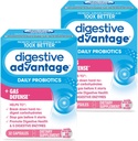 Avantaje digestive Enzime rapide Acting + Zilnic Probiotic Preveni gaz și rupe în jos particule alimentare 32 capsule conte (2 ambalaj)