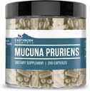 Earthborn Elements Mucuna Pruriens ekstraktas, 200 kapsulių, priedų ar užpildų