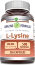 L-Lysine 500毫克氨基酸补充剂