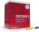 Detoxify – Pulito istantaneo – 4 capsule – Capsule di disintossicazione a base di erbe professionalmente formulati – Migliorato con Metaboost, Estratto di cardo del latte, Uva Ursi & Ginseng Extract - Plus Sticker