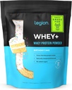 LEGIJA Whey+ Protein Whey izolat iz krav hranilnic v travi - sirotkin izolat v prahu nizko kalorie, ne-GMO, brez sladkorja, laktoza in gluten, vse naravne beljakovine v prahu za moške in ženske, 30 Serving