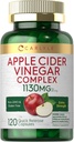 Carlyle Apple Cider Vinegar complexo Capsules "2002 120 Pills Tuncyne i Ginger NouthO i Guten Free suplementari