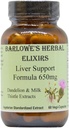 Barlowe 's Elixirs Liver Dukung Formula 124; Dandelion Root & Milk Thistle Extract 124; 650mg Per Capsule 12.4; 60 Vegan Capsules 124; Stearat - Free, Glass Bottled